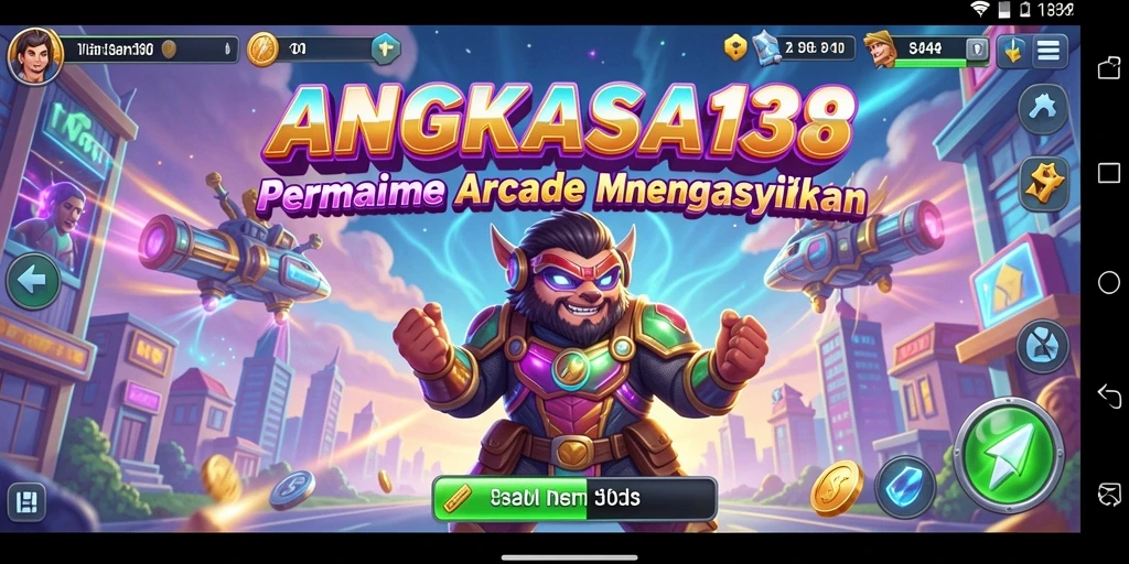 Tampilan gameplay seru dan menantang di ANGKASA138.